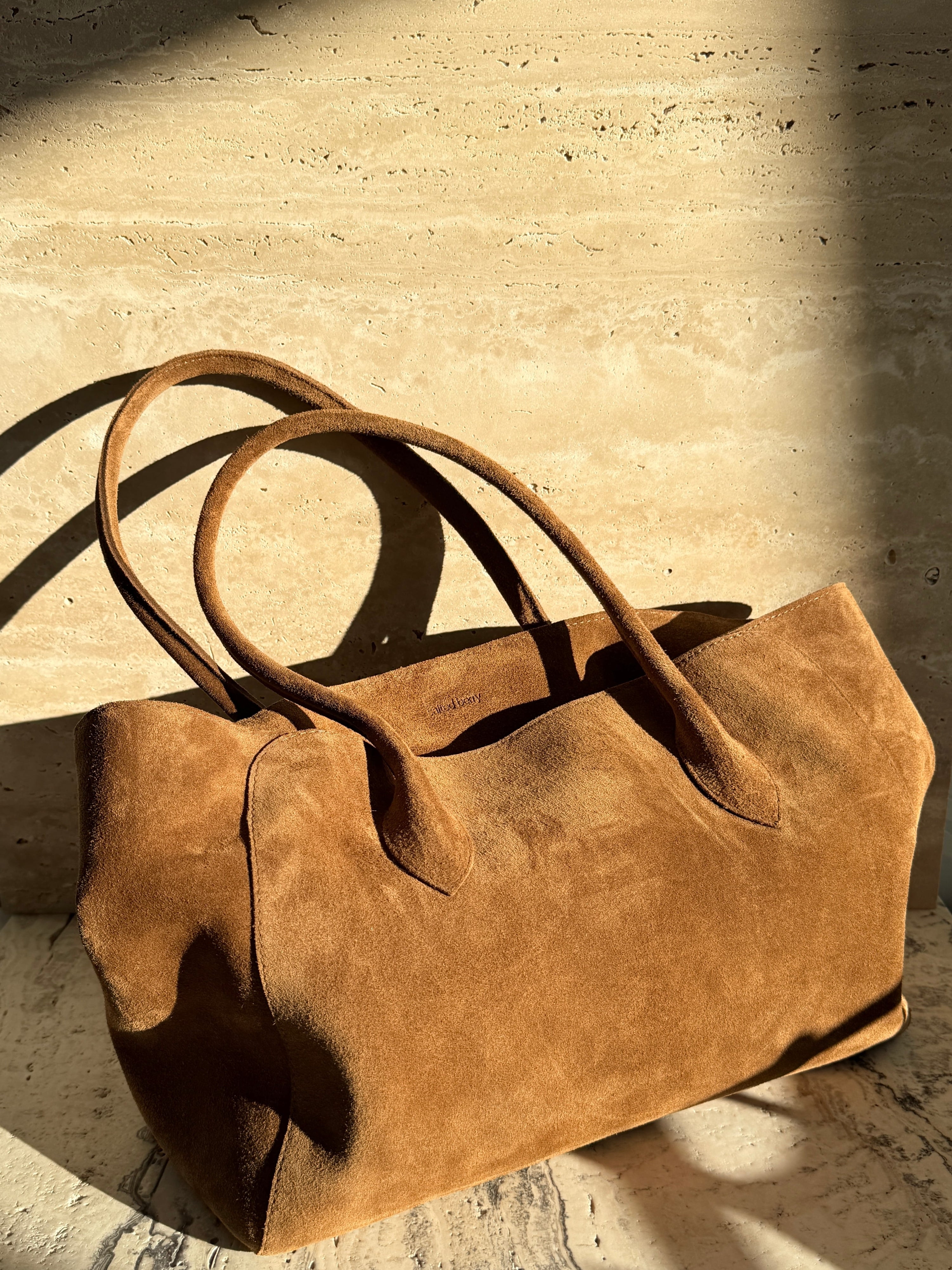 Шкіряна сумка Business Tote - замша