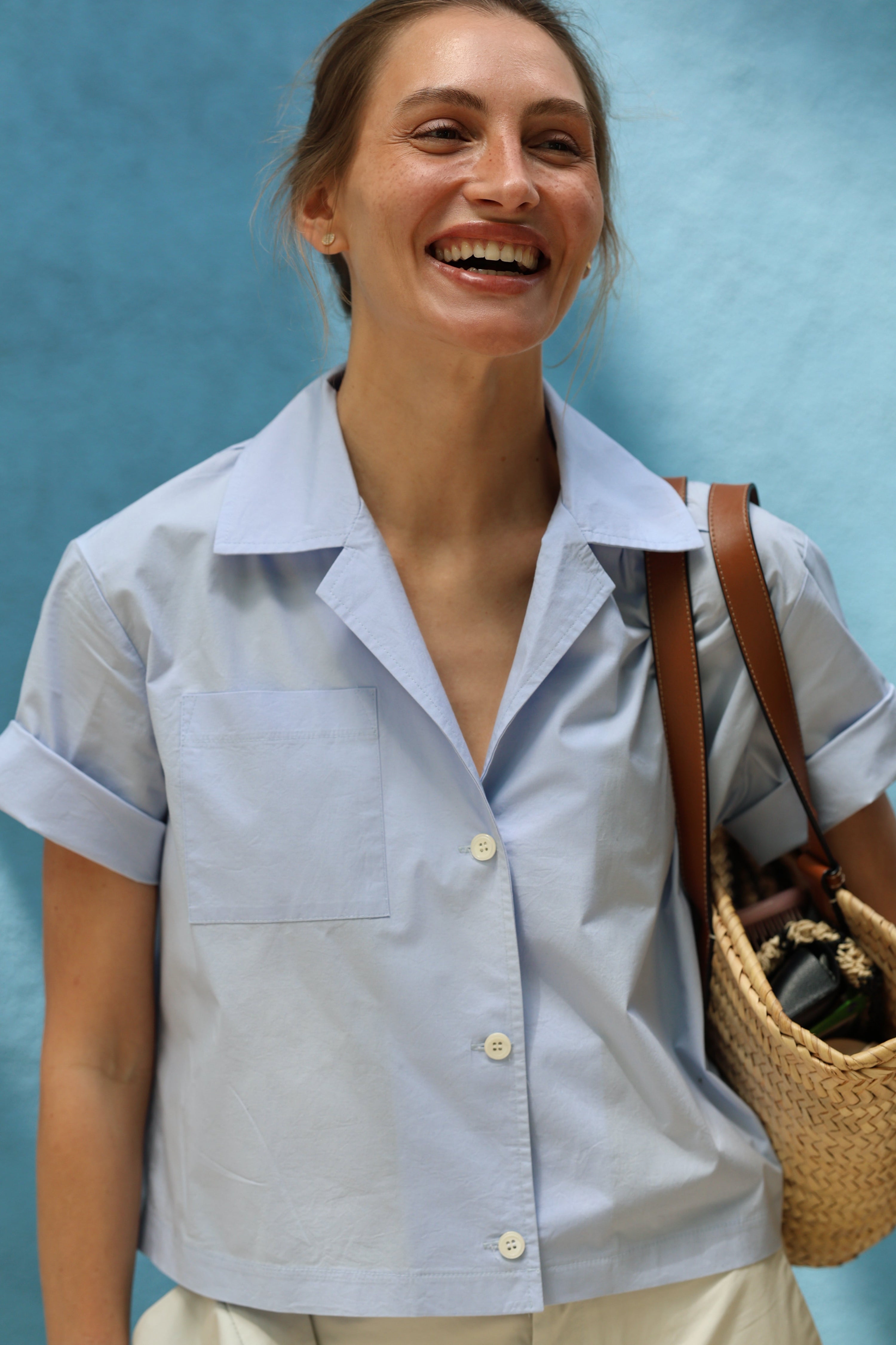 Light blue shirt